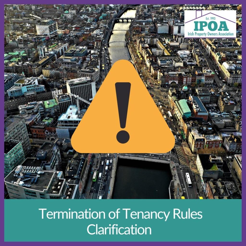 Termination of Tenancy Rules Clarification